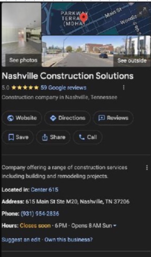Nashville Construction Solutions